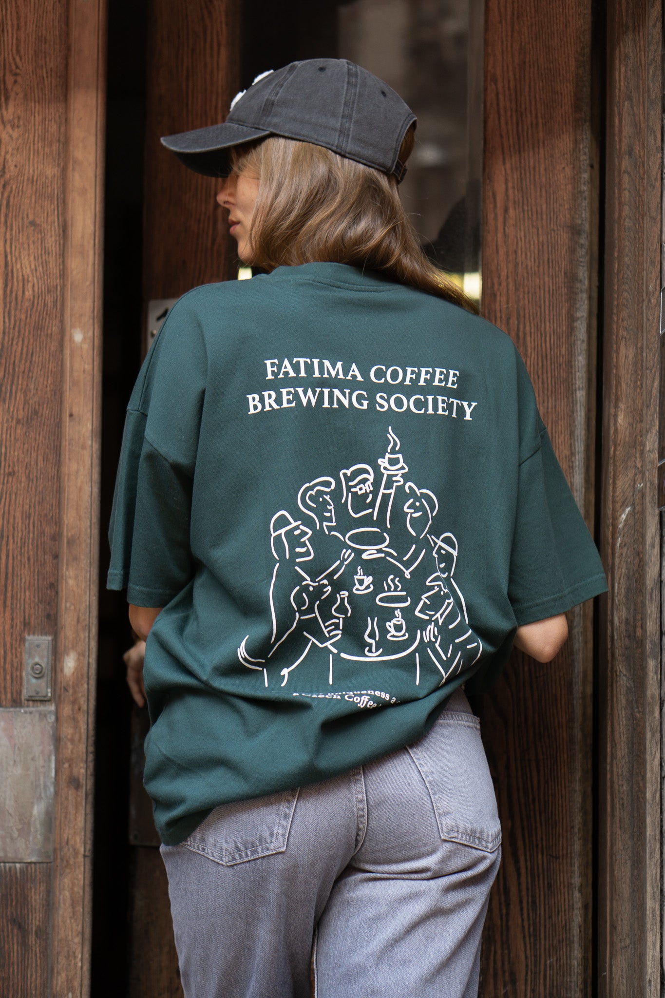 Oversized Tee | Fatima Coffee x Cari Lettori