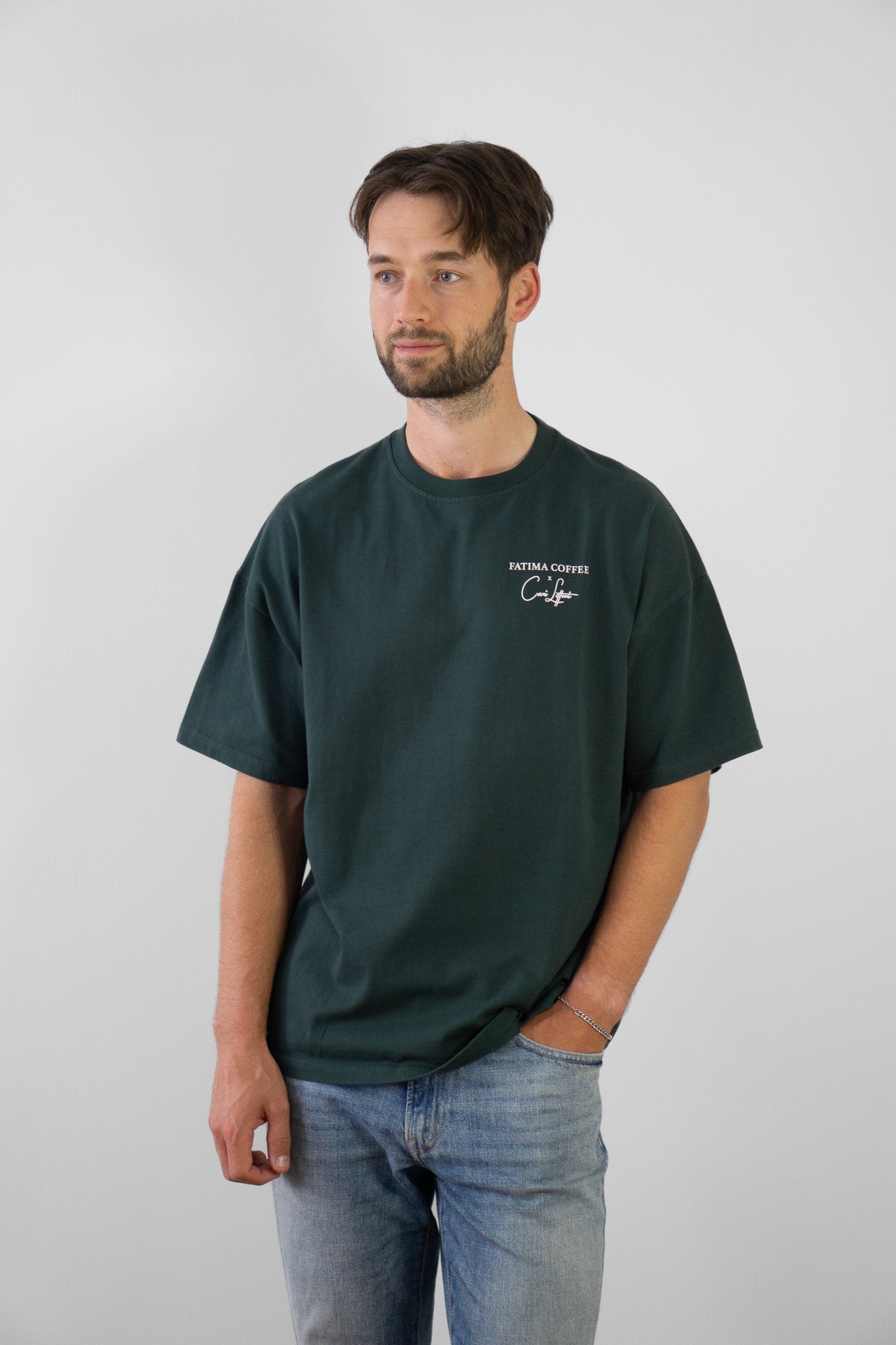 Oversized Tee | Fatima Coffee x Cari Lettori