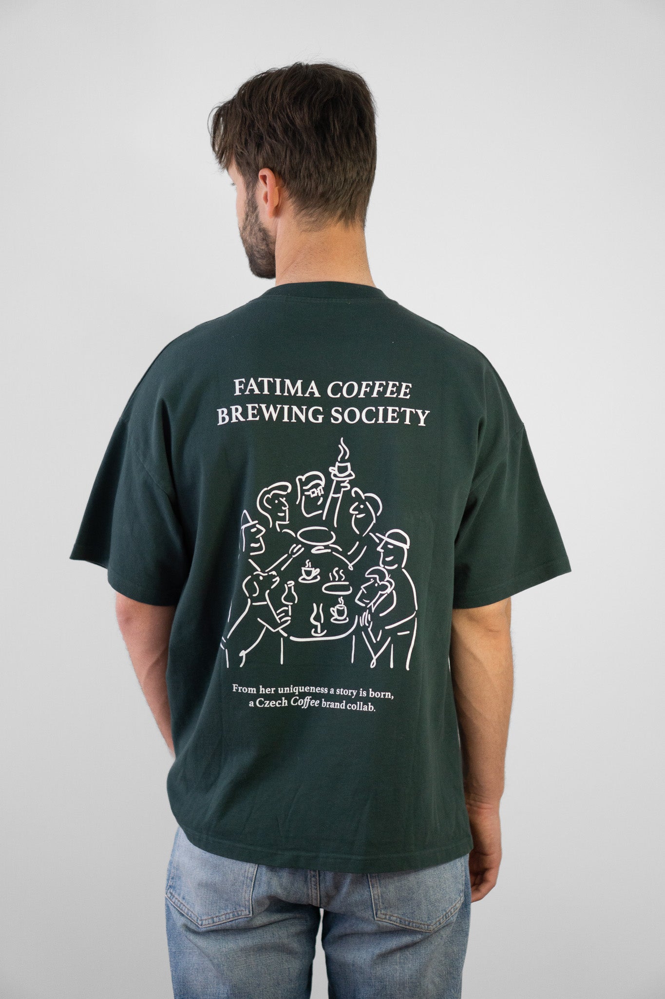 Oversized Tee | Fatima Coffee x Cari Lettori