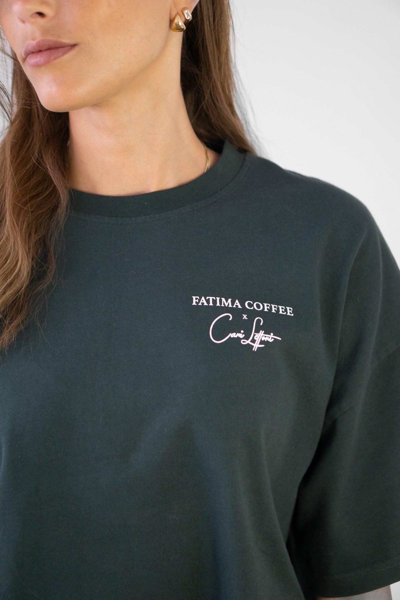 Oversized Tee | Fatima Coffee x Cari Lettori