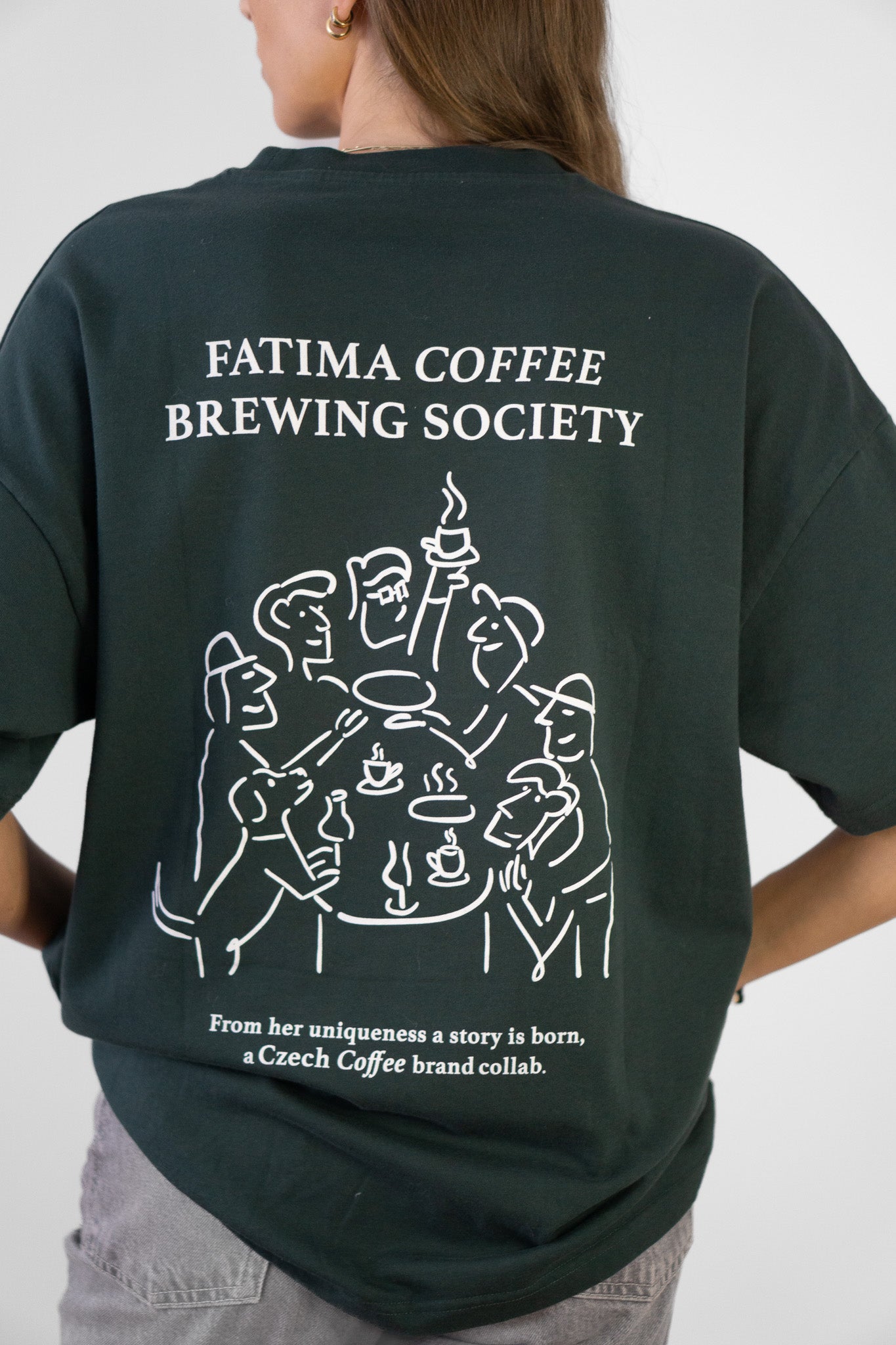 Oversized Tee | Fatima Coffee x Cari Lettori