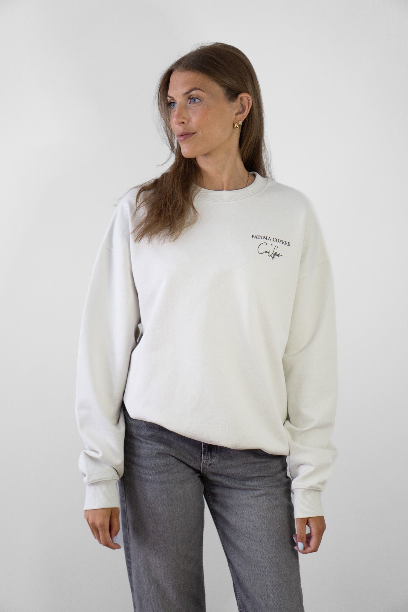 Oversized Sweatshirt | Fatima Coffee x Cari Lettori