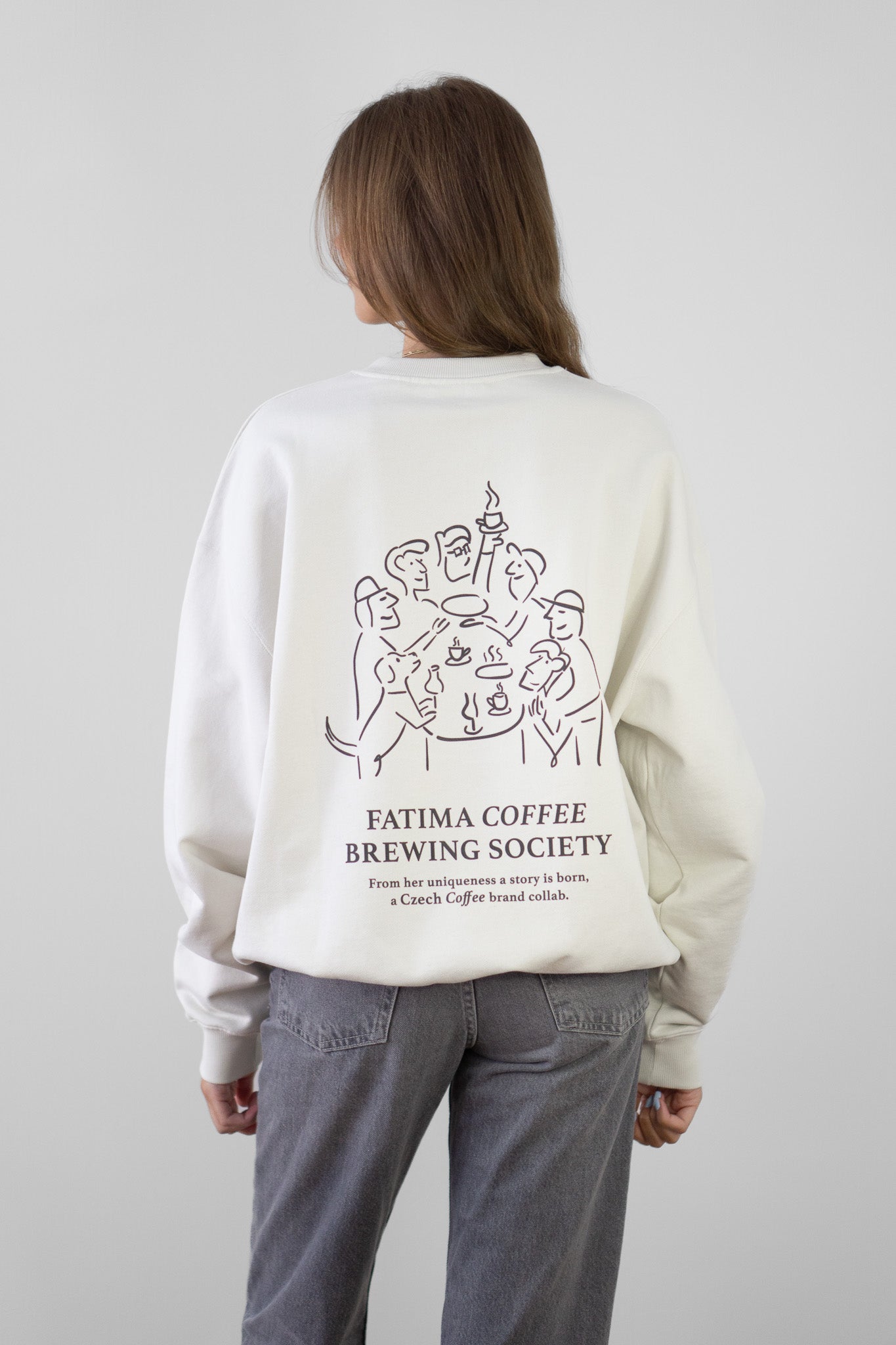 Oversized Sweatshirt | Fatima Coffee x Cari Lettori