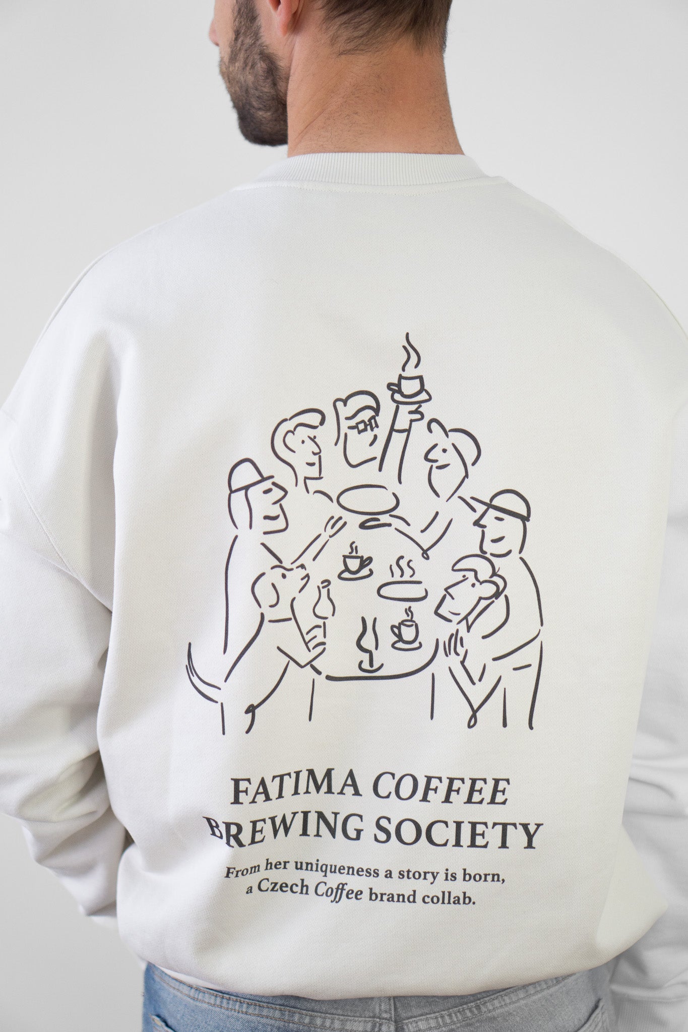 Oversized Sweatshirt | Fatima Coffee x Cari Lettori